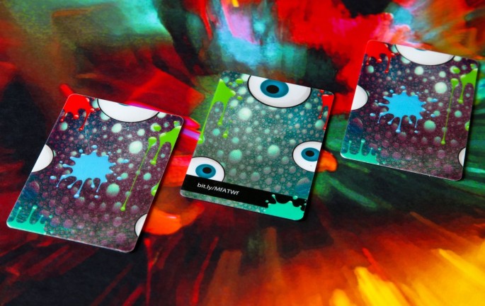 Eyeballs Plastic Card
