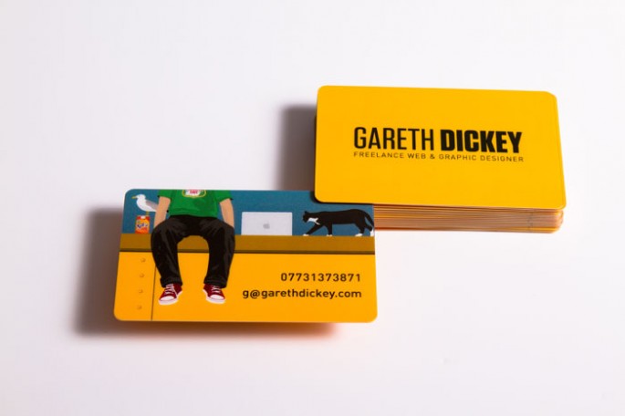 Gareth Dickey Best Business Card 2013